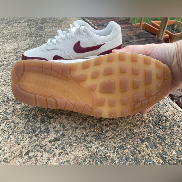 Women’s Nike Air Max 1 LX Sail Team Red Sneakers - Picture 8 of 11